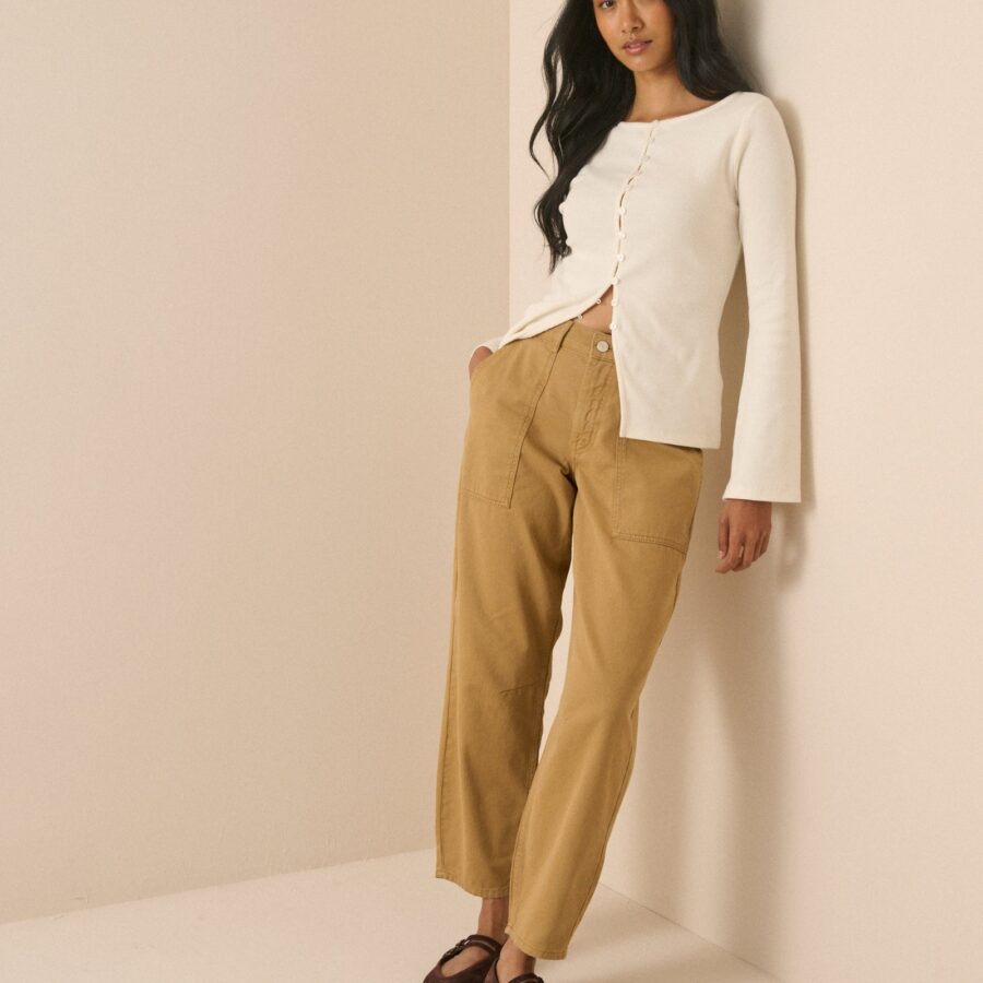 Silver Relaxed Classic Everyday Trousers